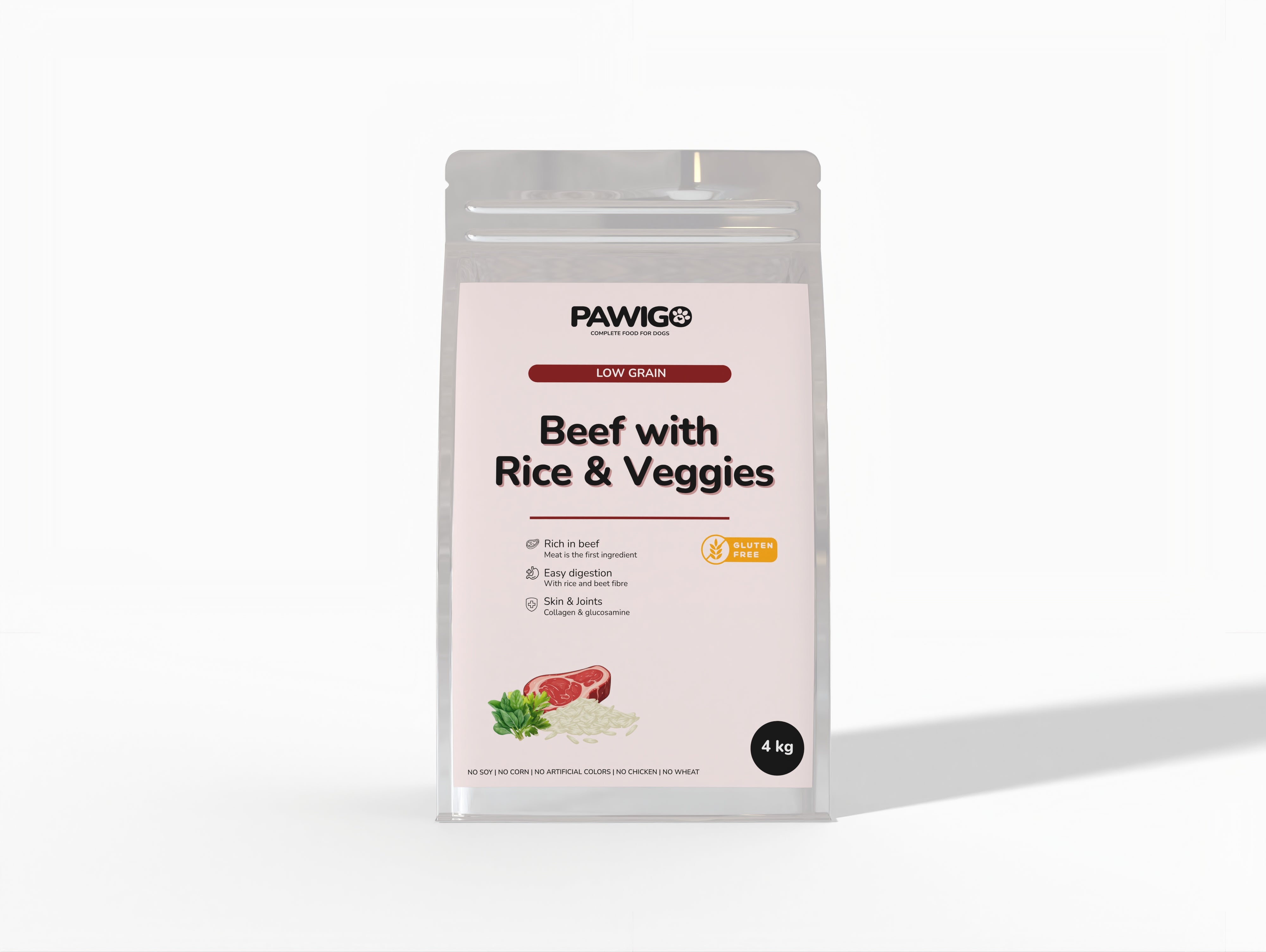 Hovězí s rýží | Holistické krmivo