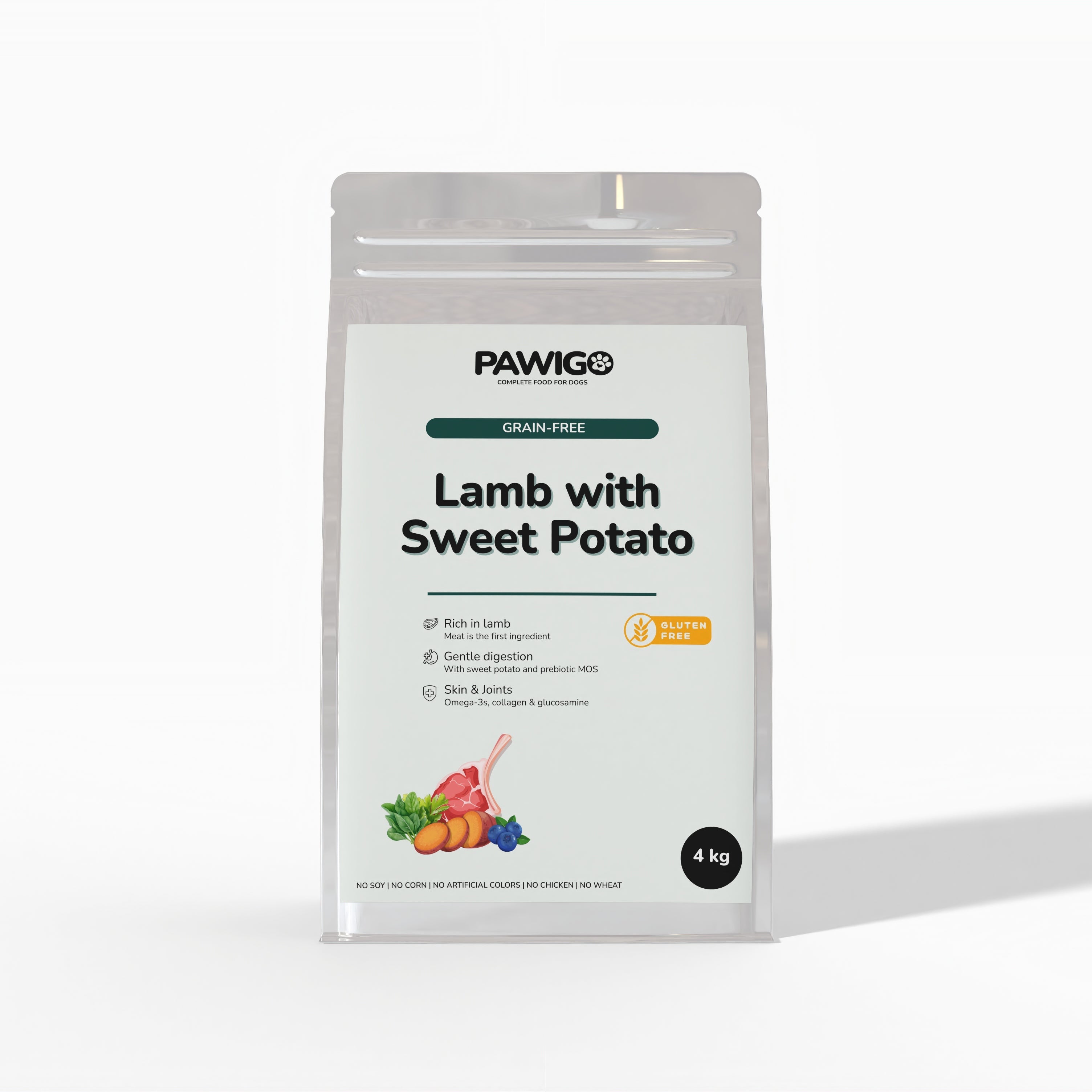 Jehněčí s batáty | Hypoalergenní krmivo bez obilovin