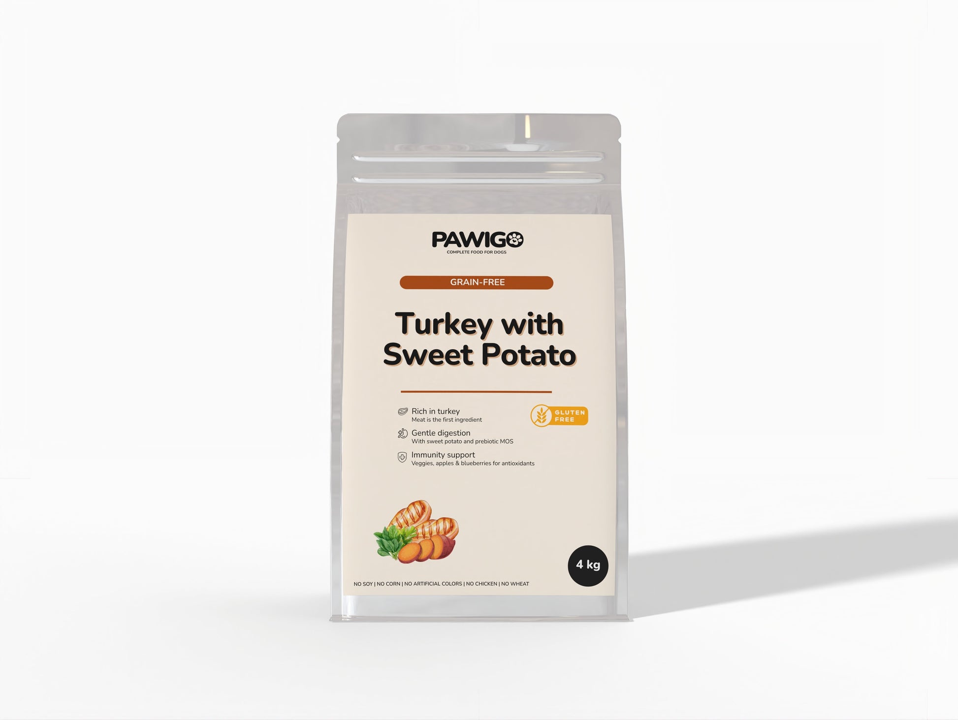 Krůtí s batáty | Hypoalergenní krmivo bez obilovin