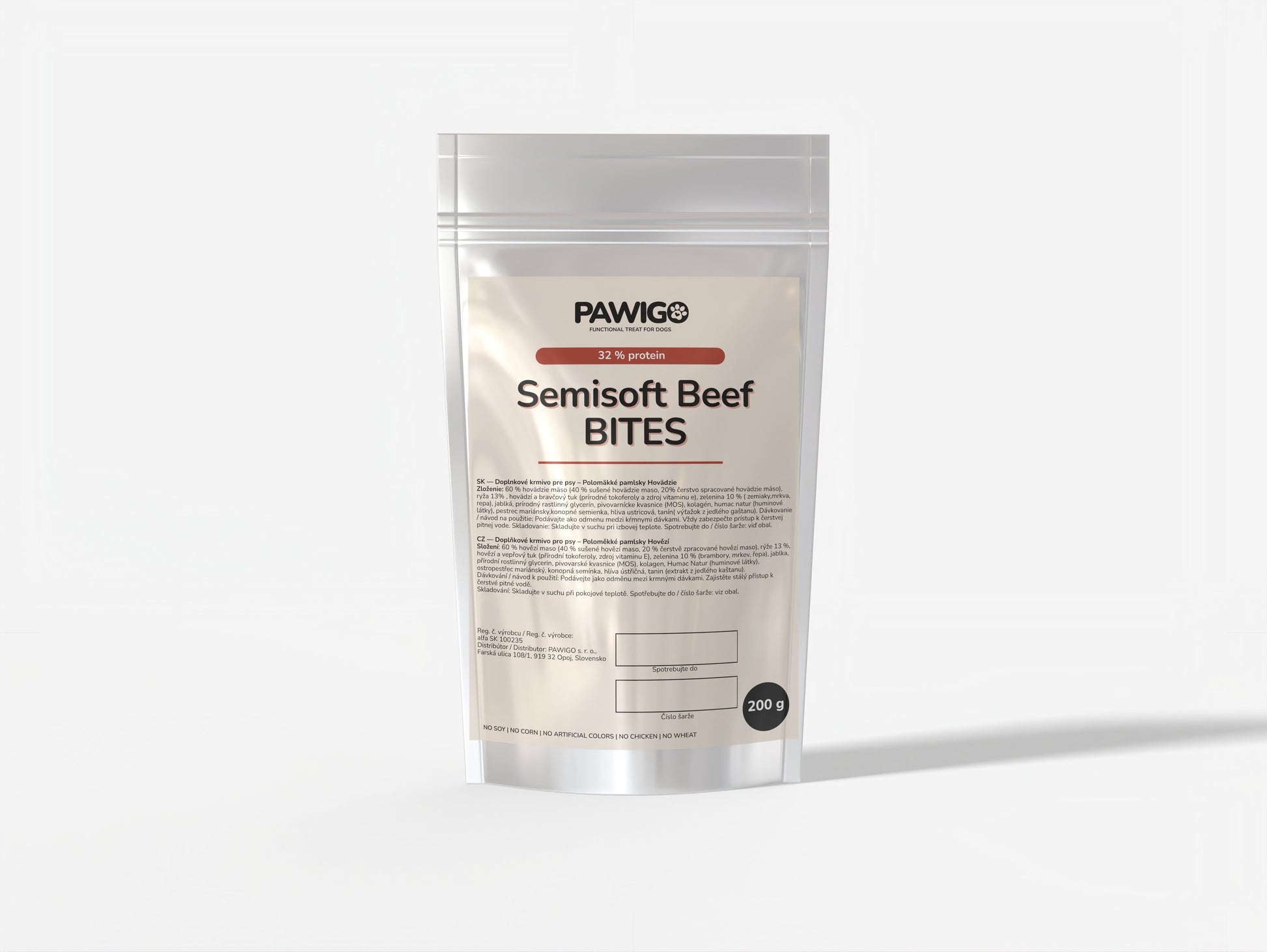 Poloměkké pamlsky Hovězí s rýží